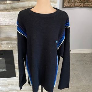 Vintage Rusty Men’s Black Large Ski Sweater. Size L